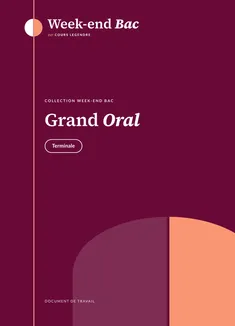 Couverture du fascicule Grand Oral
